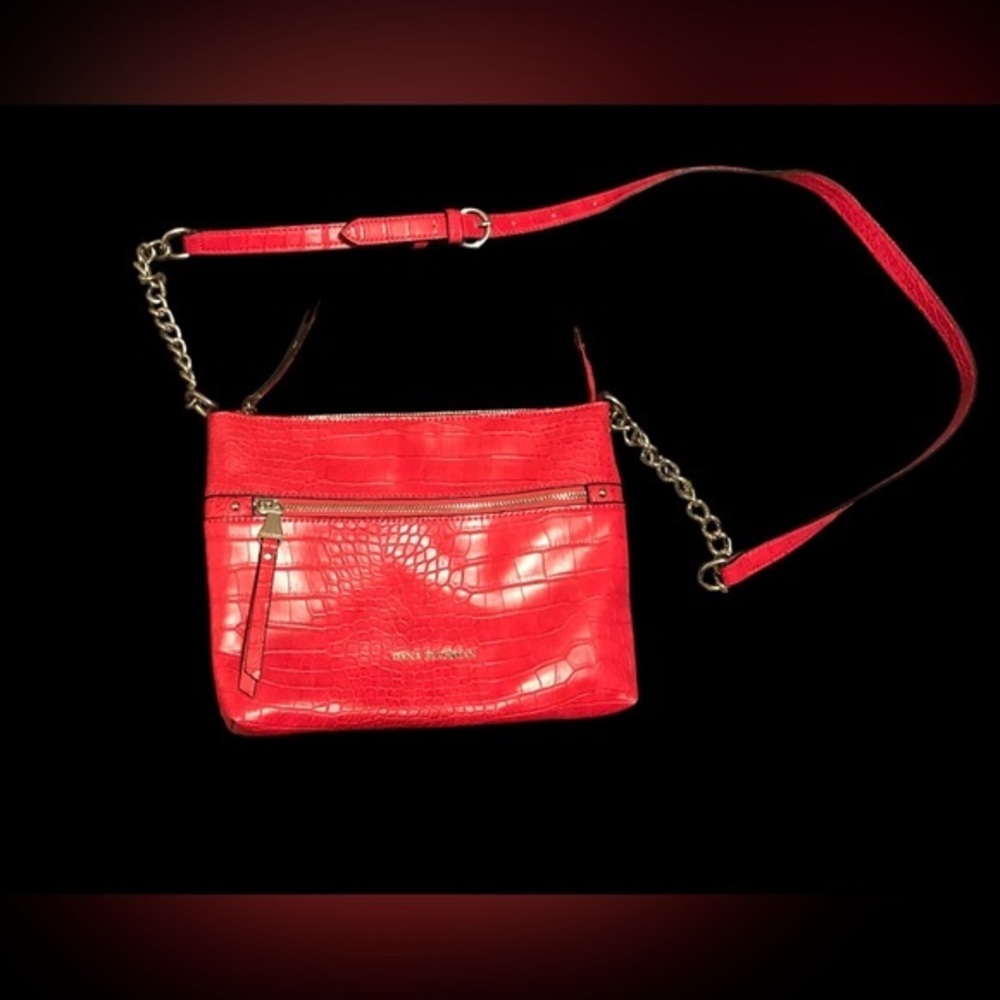 Dana Buchman Croc-Embossed Crossbody Bag
